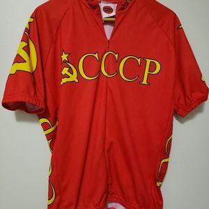 Soviet CCCP Cycling Jersey XL by World Jerseys